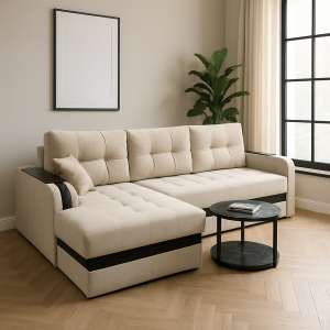 Угловой диван «Бостон с оттоманкой»