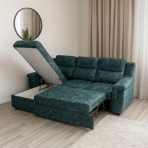 Угловой диван "Валенсия с оттоманкой"