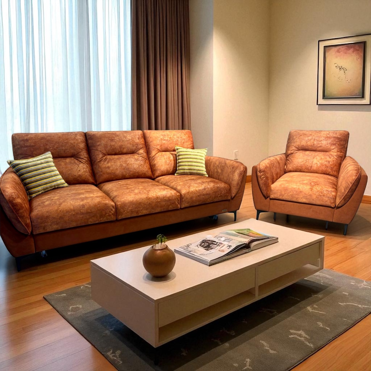 Бруно с креслом