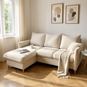 Угловой диван «Смайл» с оттоманкой